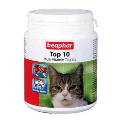 Beaphar Top 10 Kedi Vitamin 180 Tablet - 1