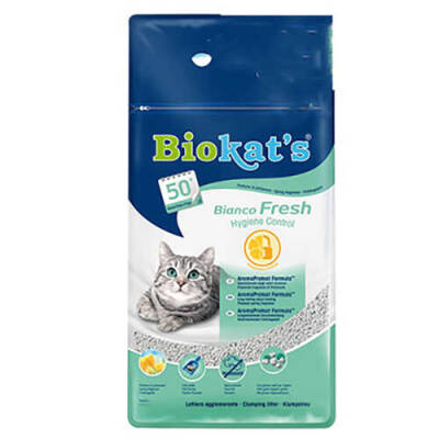 Biokats Kedi Kumu Bianco Fresh 10 Lt - 1