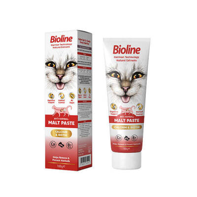 Bioline Anti-Hairball Malt Paste Cat 100 Gr - 1