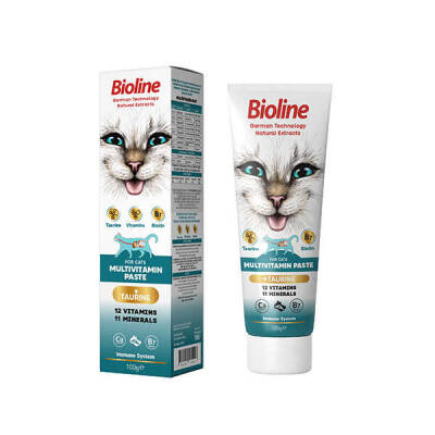 Bioline Multivitamin Paste Cat 100 Gr - 1