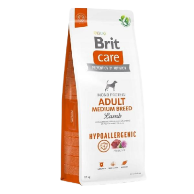 Brit Care Hypo-Allergenic Kuzulu ve Pirinçli Orta Irk Yetişkin Köpek Maması 12 Kg - 1