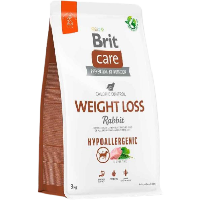 Brit Care Hypo-Allergenic Weight Loss Tavşan Etli Kilo Dengeleyici Yetişkin Köpek Maması 3 Kg - 1