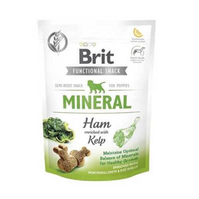 Brit Care Mineral Jambon ve Deniz Yosunlu Yavru Köpek Ödül Maması 150 Gr - 1