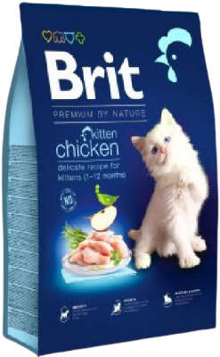 Brit Premium Kitten Tavuklu Yavru Kedi Maması 8 Kg - 1