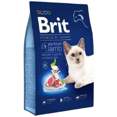 Brit Premium Sterilized Kuzu Etli Kısır Kedi Mamas 8 Kg - 1