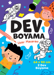 DEV BOYAMA 1 KİTABI 64X90 CM (Uzay Macerası) - 1