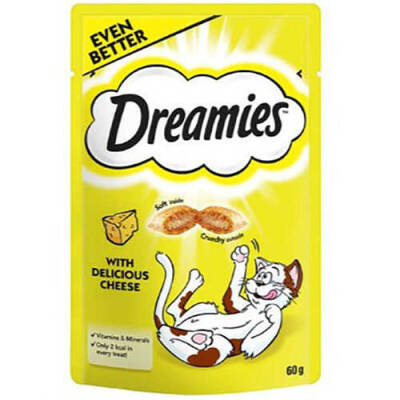 Dreamies İçi Dolgulu Peynirli Kitir Kedi Ödülü 60Gr - 1