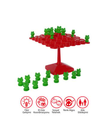 Kurbağa Ağacı Denge Oyunu / FROG BALANCE TREE - 4