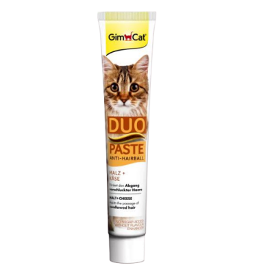 GimCat Duo Anti-Hairball Tüy Sağlığı için Peynirli Kedi Macunu 50 Gr - 1