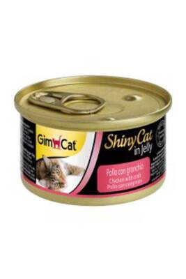 GimCat Shinycat Tavuklu ve Yengeçli Kedi Konserves 70 Gr - 1