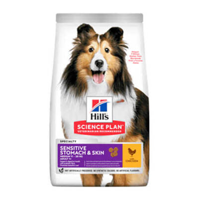 Hills Adult Sensitive Skin Hassas Köpekler İçin Tavuklu Yetişkin Köpek Maması 2.5 Kg - 1