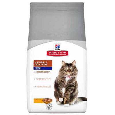 Hills Hairball İndoor Tavuklu Tüy Yumağı ÖnleyiciYaşlı Kedi Maması 1.5 Kg - 1