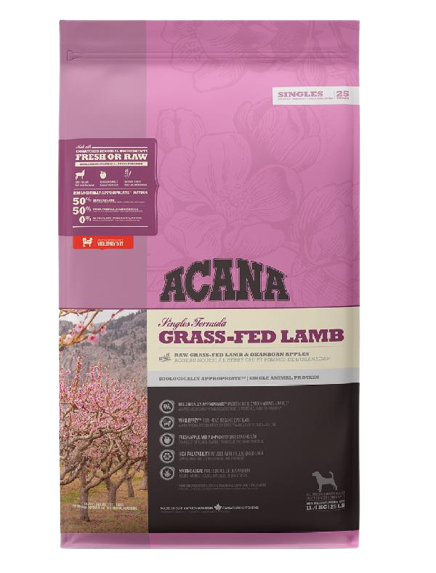 Acana Grass Fed-Lamb Tahılsız Kuzu Etli Yetişkin Köpek Maması 11,4 Kg