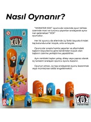 Monster Xox Strateji Zeka Oyunu Eğitici Kutu Oyunu Gobblers - 2