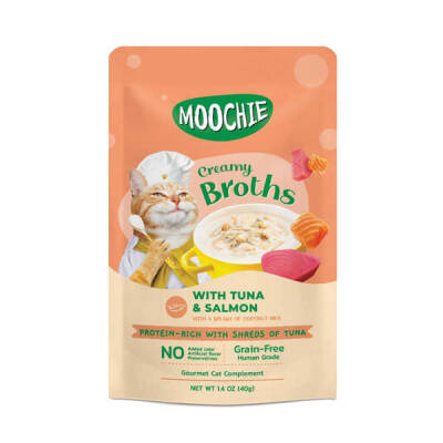 Moochie Çorba Kedi Ödülü Ton-Somon 40 Gr - 1