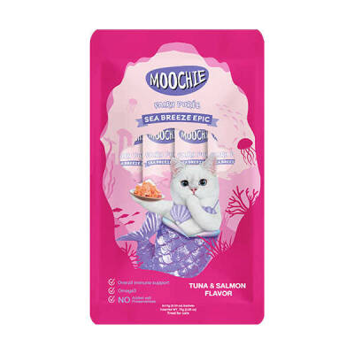 Moochie Sıvı Kedi Ödülü Ton-Somon 5x15 Gr - 1