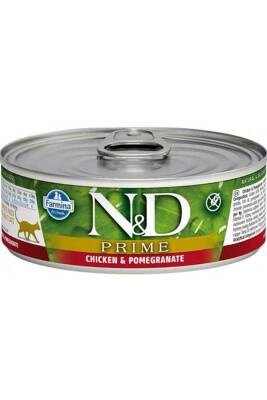 N&D Prime Tavuklu ve Narlı Tahılsız Yetişkin Kedi Konservesi 80 Gr - 1