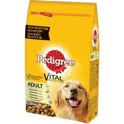 Pedigree Biftekli Ve Kümes Hayvanlı Yetişkin Köpek Maması 2.6 Kg - 1