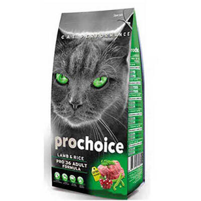 Pro Choice Pro 36 Lamb & Rice Kuzu Pirinçli Yetişkin Kedi Maması 2 Kg - 1