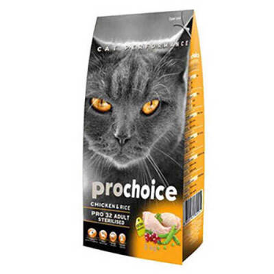 Pro Choice Pro32 Tavuklu ve Pirinçli Kısırlaştırılmış Kedi Maması 2 Kg - 1