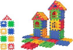 Puzzle City 3d Yapı Ve Tasarım Blokları 64 Parça Eğitici Oyuncak - 2