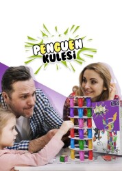 Şanslı Penguen Kulesi Eğitici Zeka Ve Aktivite Oyunu Eğlence Kutusu Eğitici Oyuncak - 1+ Yaş - 1