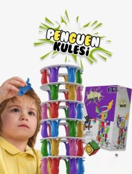 Şanslı Penguen Kulesi Eğitici Zeka Ve Aktivite Oyunu Eğlence Kutusu Eğitici Oyuncak - 1+ Yaş - 2