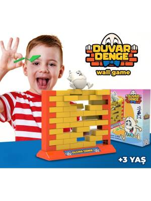 Wall Game Duvar Denge Kutu Oyunu - Eğlenceli Tuğla Duvar Yıkma Denge Oyunu - 1