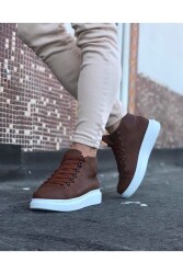 WG032 Taba Bağcıklı Sneakers Yarım Bilek Bot - 3